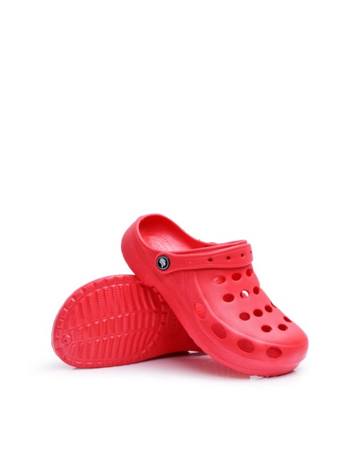 Women's Flip Flops Red Foam Crocs EVA Women's Flip Flops Red Foam Crocs EVA