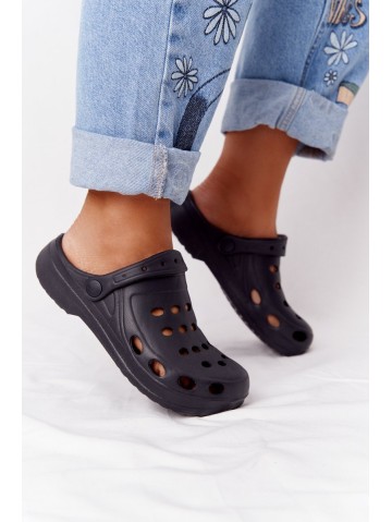 Women's Flip Flops Black Foam EVA Dots 2