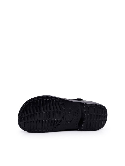 Moteriškos šlepetės, juodos putplasčio EVA taškai Moteriškos šlepetės, juodos putplasčio EVA taškai