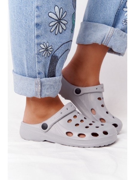 Women's Flip Flops Grey Foam EVA Kroks