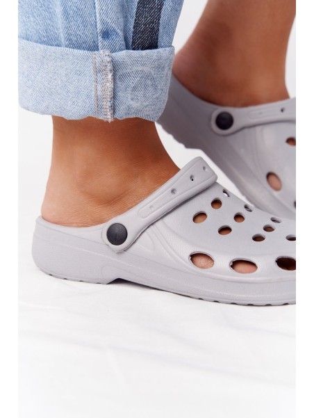 Women's Flip Flops Grey Foam EVA Kroks