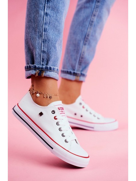 Big Star Women's White Sneakers T274022