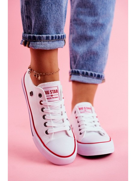 Big Star Women's White Sneakers T274022