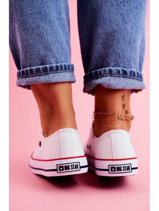 Big Star Women's White Sneakers T274022 Big Star Women's White Sneakers T274022