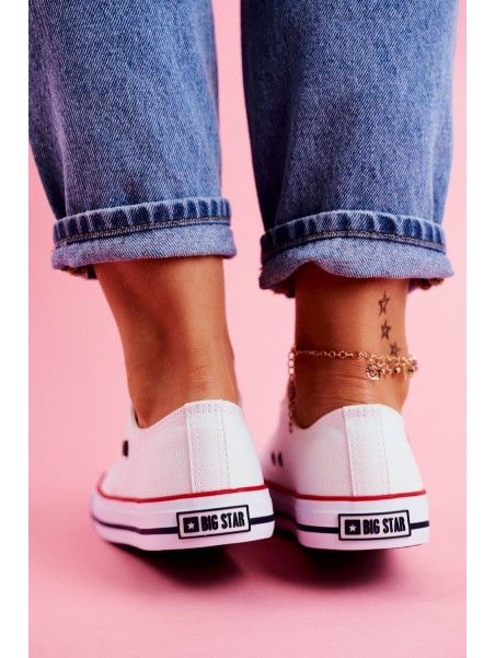 Big Star Women's White Sneakers T274022