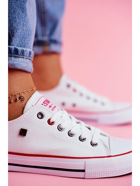 Big Star Women's White Sneakers T274022