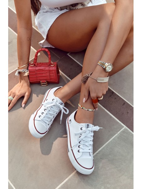 Women's Classic Low Sneakers Big Star DD274336 White