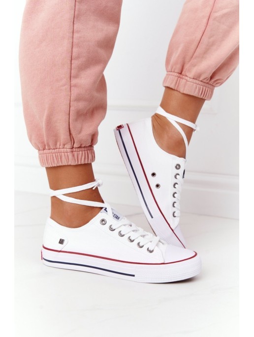 Women's Classic Low Sneakers Big Star DD274336 White Women's Classic Low Sneakers Big Star DD274336 White