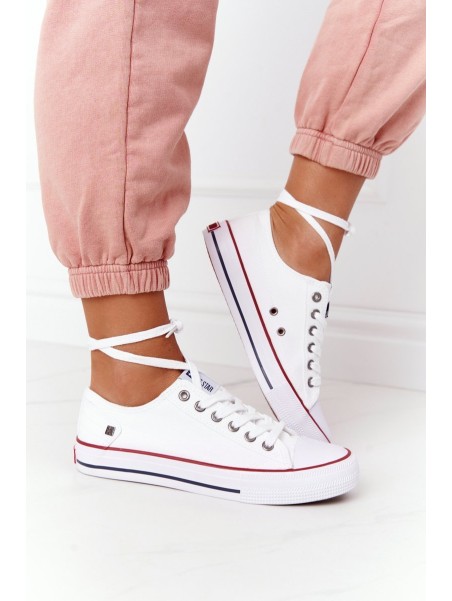 Women's Classic Low Sneakers Big Star DD274336 White