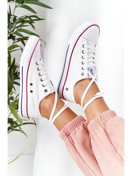 Women's Classic Low Sneakers Big Star DD274336 White