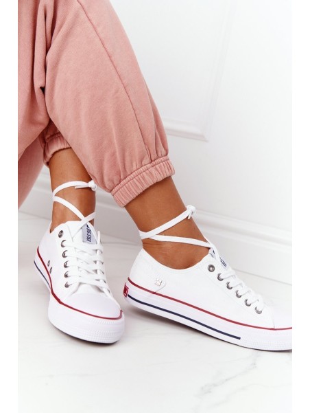 Women's Classic Low Sneakers Big Star DD274336 White