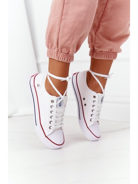 Women's Classic Low Sneakers Big Star DD274336 White