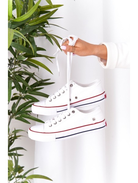 Women's Classic Low Sneakers Big Star DD274336 White