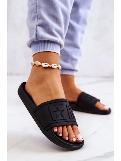 Big Star Women's Flip Flops Black DD274A271 Big Star Women's Flip Flops Black DD274A271