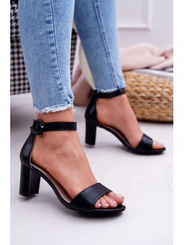 Women's Stiletto Sandals Black Lexi