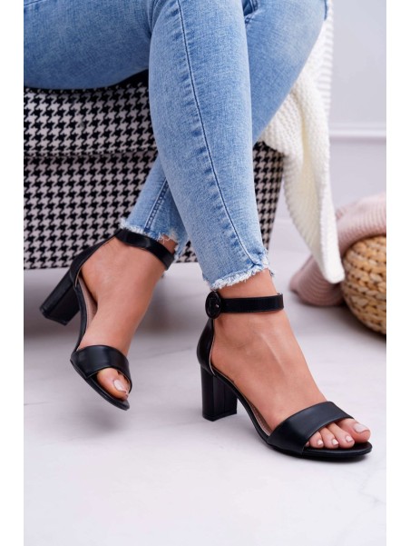 Women's Stiletto Sandals Black Lexi