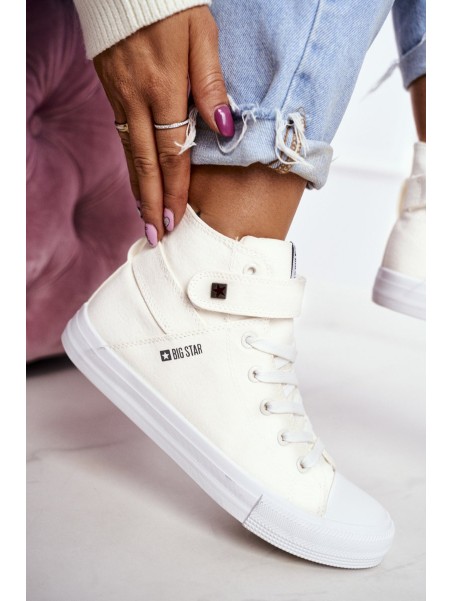 Women's High Sneakers Big Star FF274579 White