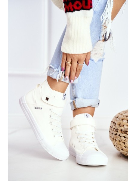 Women's High Sneakers Big Star FF274579 White