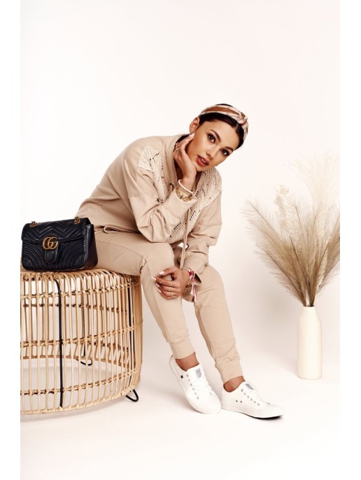 Women's Leather Sneakers Big Star White V274869 Women's Leather Sneakers Big Star White V274869