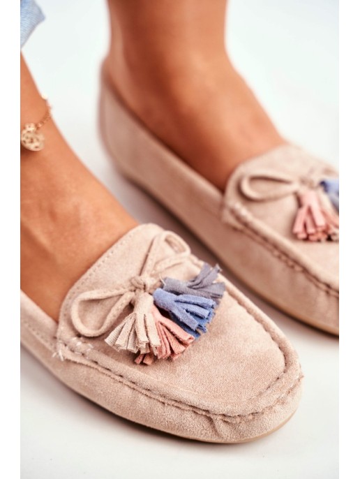 Women s Loafers Suede 20PB35-2003 Beige Donna Mia Women s Loafers Suede 20PB35-2003 Beige Donna Mia