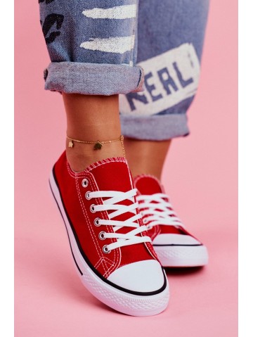 Classic Women's Sneakers Red Omerta 2