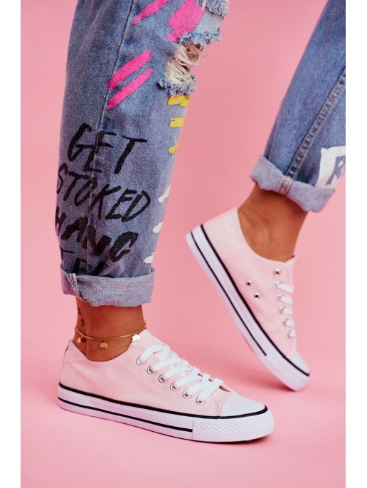 Women's Classic Sneakers Pink Omerta Women's Classic Sneakers Pink Omerta