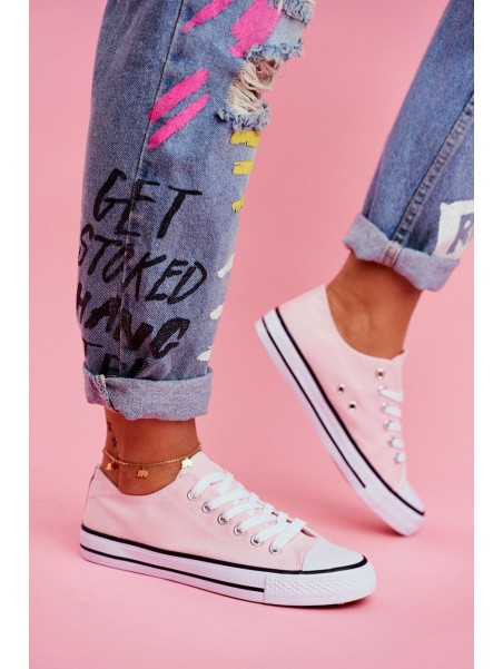 Women's Classic Sneakers Pink Omerta