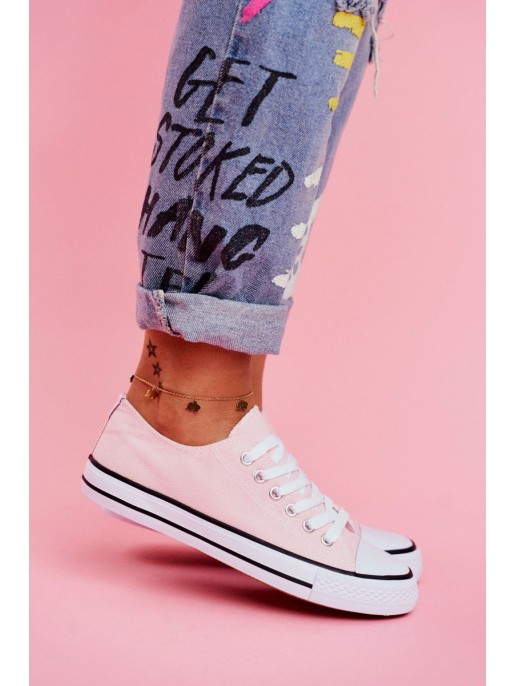 Women's Classic Sneakers Pink Omerta Women's Classic Sneakers Pink Omerta