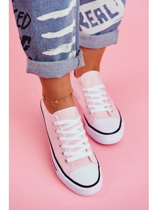 Women's Classic Sneakers Pink Omerta Women's Classic Sneakers Pink Omerta