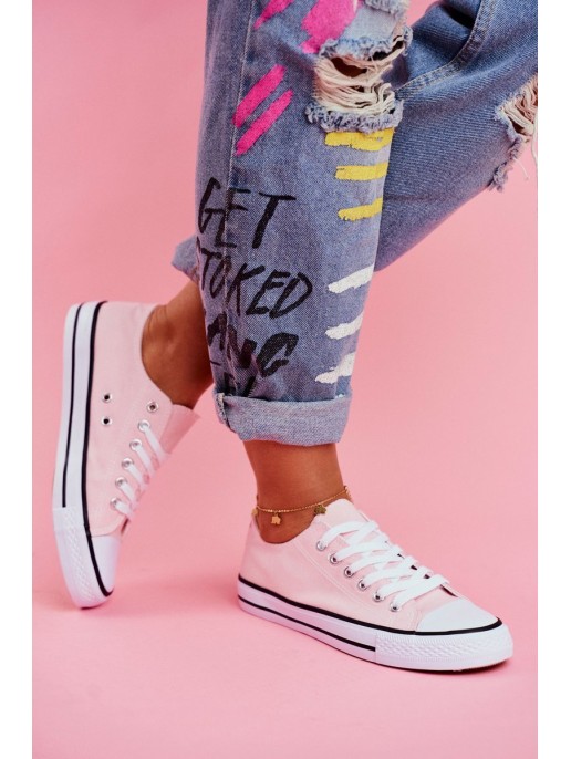 Women's Classic Sneakers Pink Omerta Women's Classic Sneakers Pink Omerta