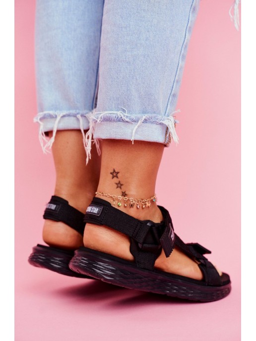 Women's Sandals Big Star Black FF274A600 Women's Sandals Big Star Black FF274A600