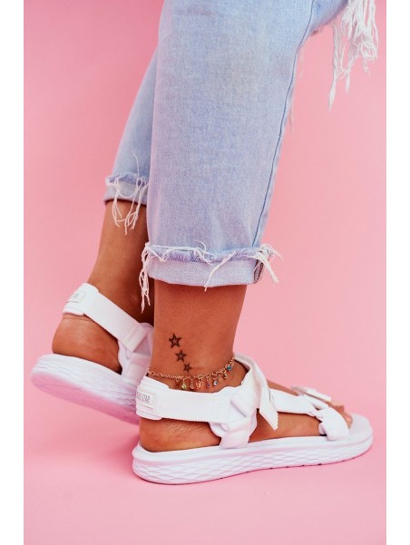 Women's Sandals Big Star White FF274A603