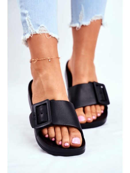 Women's Slides Big Star Black FF274A389