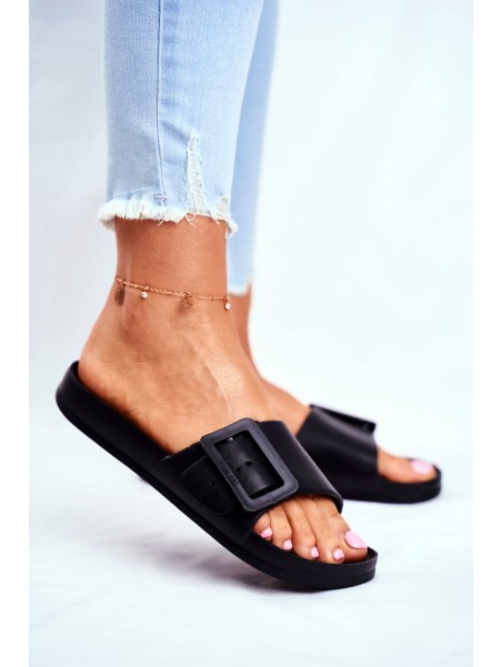 Women's Slides Big Star Black FF274A389