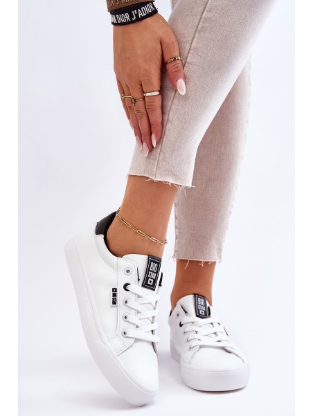 Women's Leather Sneakers Big Star EE274312 White-Black