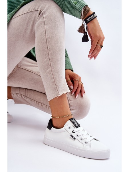 Women's Leather Sneakers Big Star EE274312 White-Black