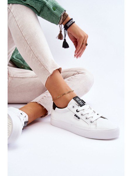 Women's Leather Sneakers Big Star EE274312 White-Black