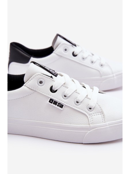 Women's Leather Sneakers Big Star EE274312 White-Black