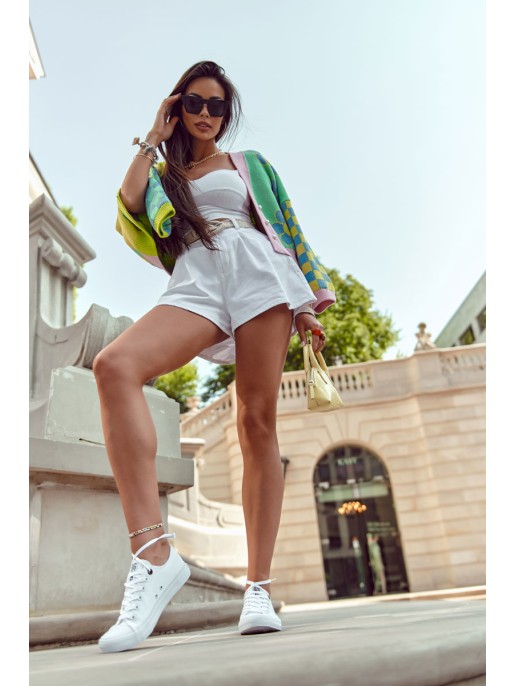 Women's Classic Sneakers BIG STAR AA274010 White Women's Classic Sneakers BIG STAR AA274010 White