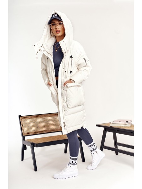 Women's High Sneakers On A Chunky Sole BIG STAR FF274241 White