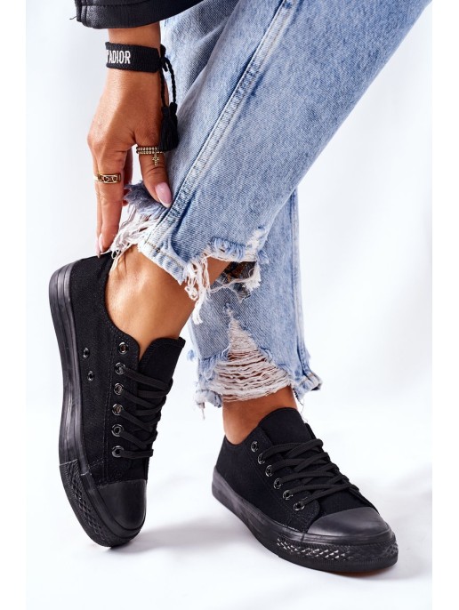 Women's Classic Sneakers Black Omerta Women's Classic Sneakers Black Omerta