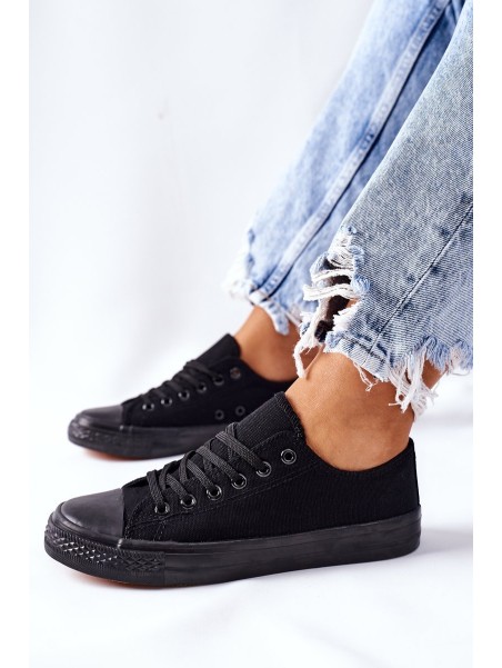 Women's Classic Sneakers Black Omerta