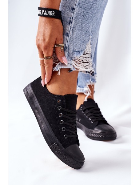 Women's Classic Sneakers Black Omerta