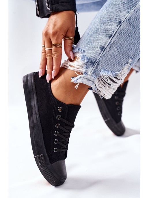 Women's Classic Sneakers Black Omerta Women's Classic Sneakers Black Omerta