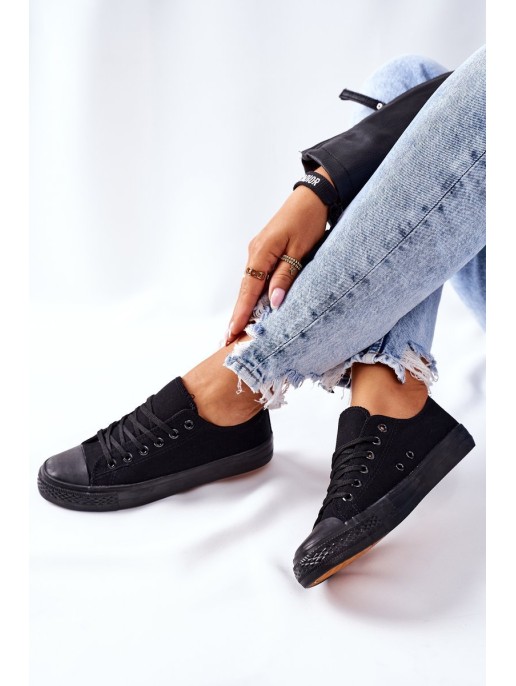 Women's Classic Sneakers Black Omerta Women's Classic Sneakers Black Omerta