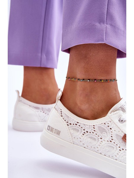 Women's Lace Sneakers BIG STAR W274925 White