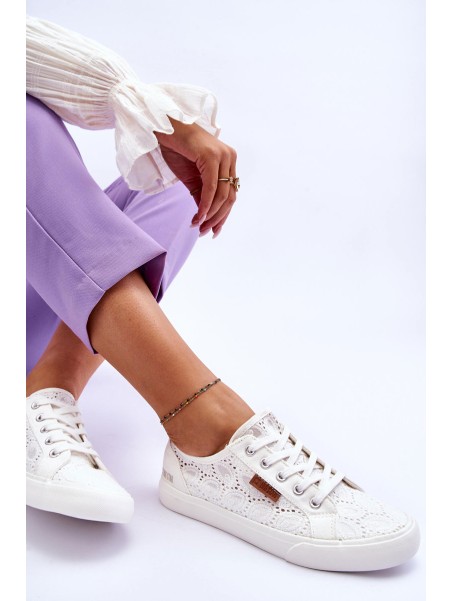 Women's Lace Sneakers BIG STAR W274925 White