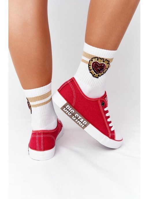 Women's Sneakers BIG STAR HH274115 Red Women's Sneakers BIG STAR HH274115 Red