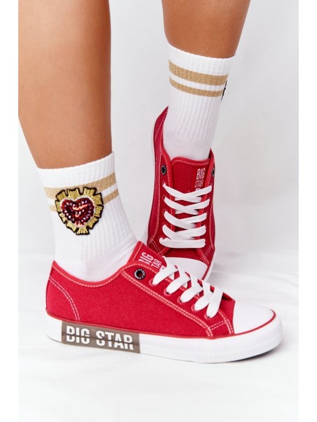 Women's Sneakers BIG STAR HH274115 Red