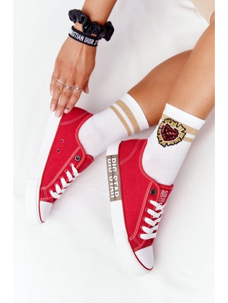 Women's Sneakers BIG STAR HH274115 Red